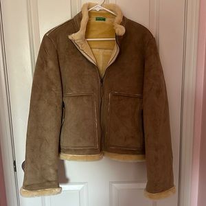 Faux Fur United Colors of Benetton Jacket